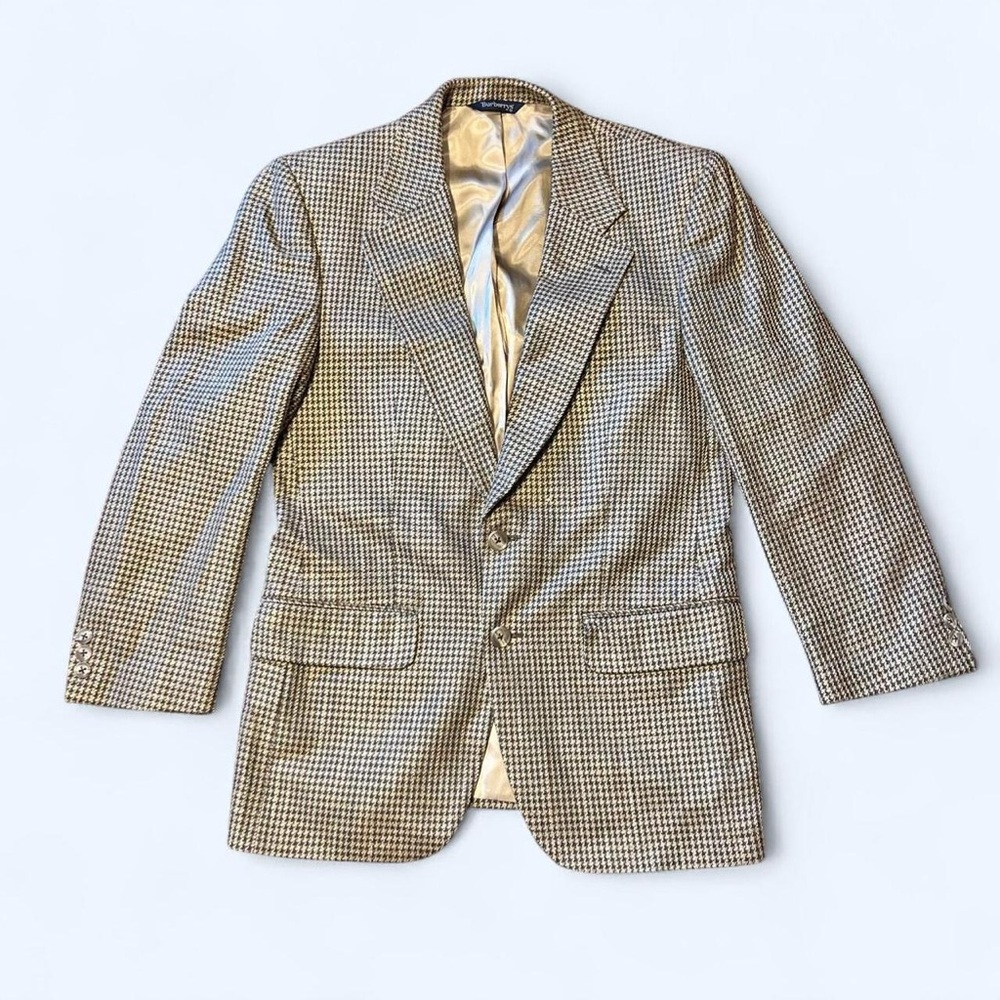 Vintage Burberrys Brown Tweed Blazer!